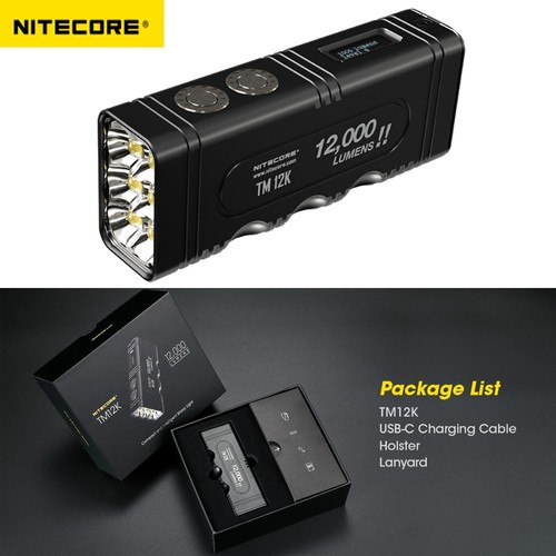 Nitecore tm12k torcia - torcia, edc